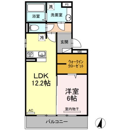 イヤースプリング中央の物件間取画像